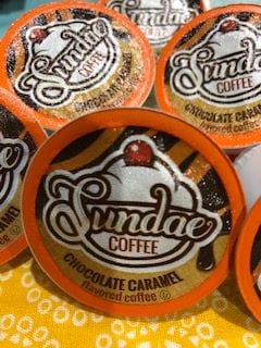 chocolate caramel sundae coffee