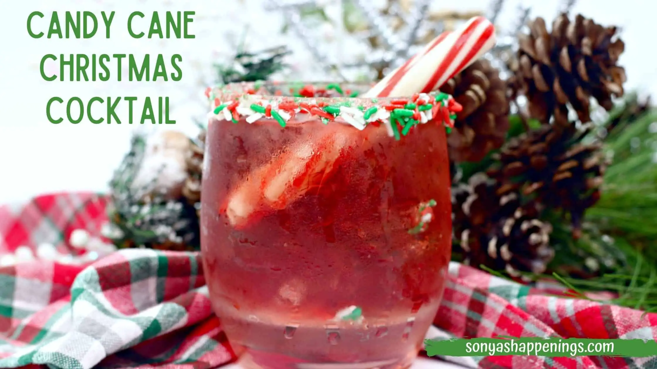 Candy Cane Christmas Cocktail