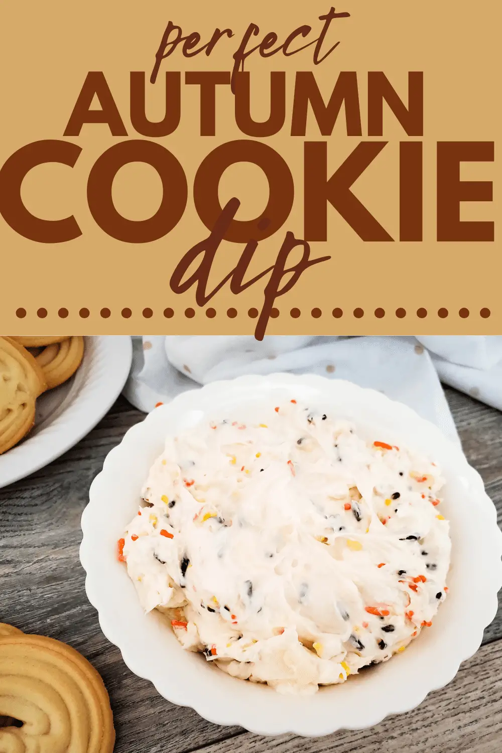 Autumn Sprinkles Cookie Dip Recipe